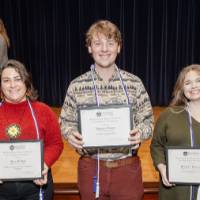 Keely Dunham, Mary Parr and Eamonn Powers